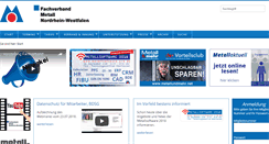 Desktop Screenshot of metallhandwerk-nrw.de